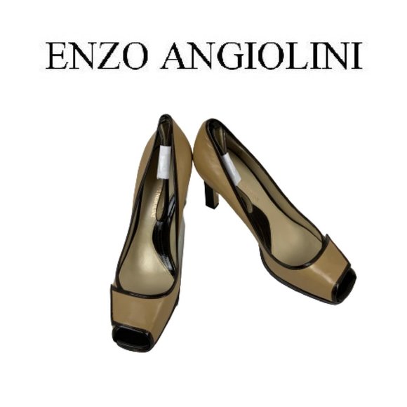 Enzo Angiolini Shoes - Enzo Angiolini Tan & Black Ankle Shoes. Sz 7M